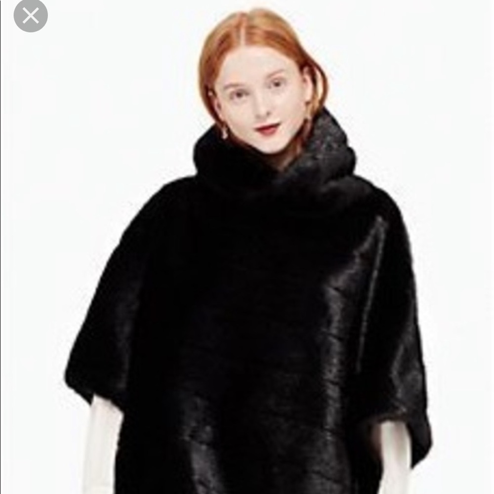 Kate Spade fake fur worn once